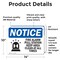 Signmission Fire Alarm Pull Station Keep Sign With Symbol, 14 in W x Rectangle, Vinyl Decal OS-2PACK-NS-D-1014-L-12542 - alternate 4